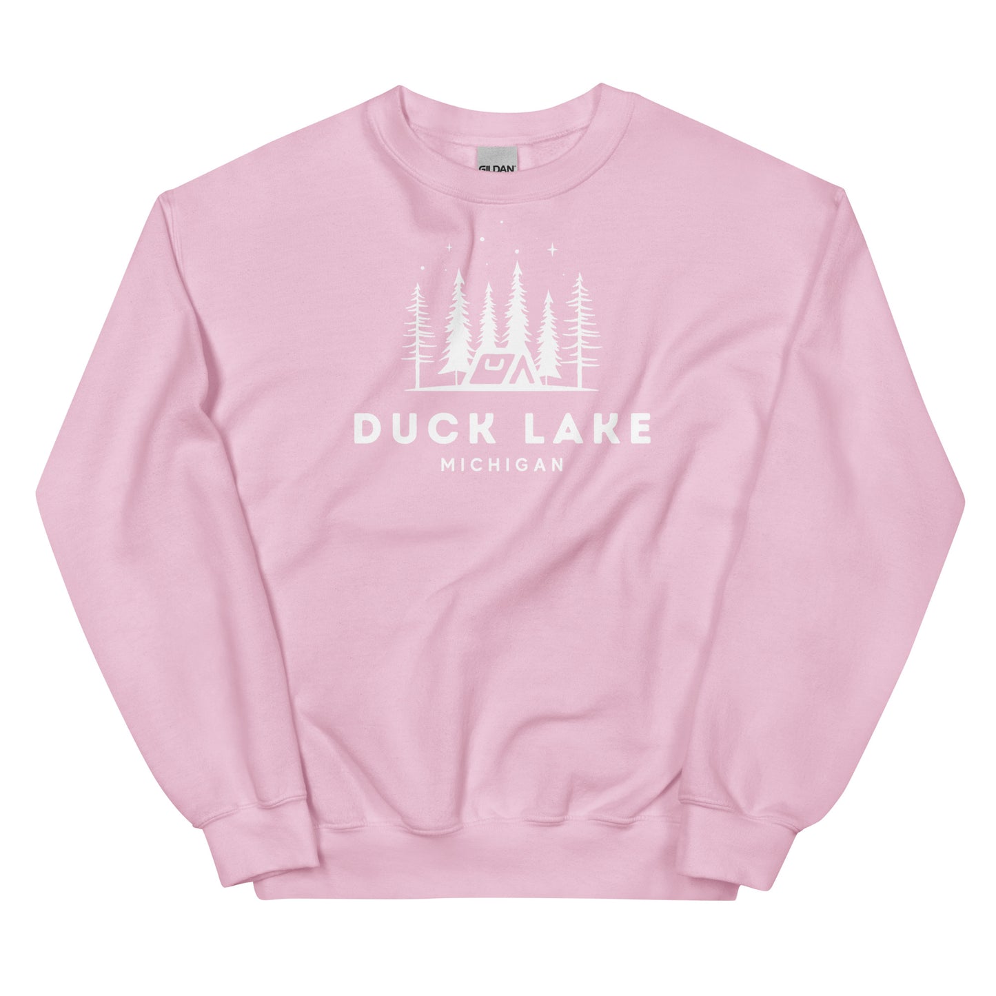 Duck Lake Night Camping Sweatshirt