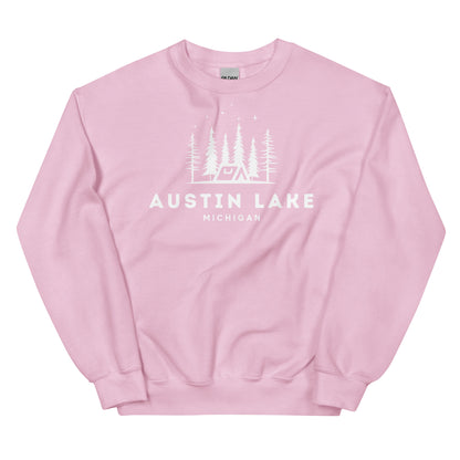 Austin Lake Night Camping Sweatshirt