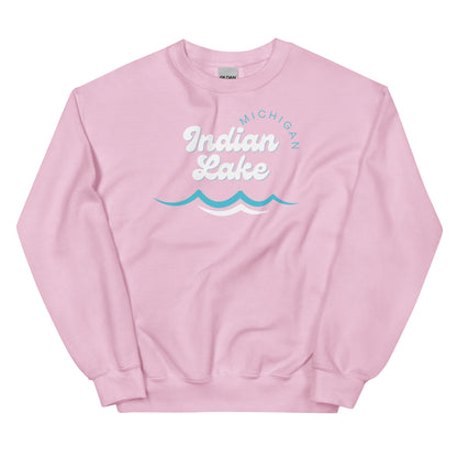 Indian Lake Waves Sweatshirt