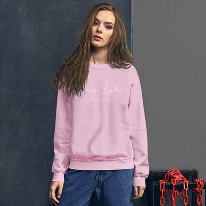 Long Lake Script Sweatshirt