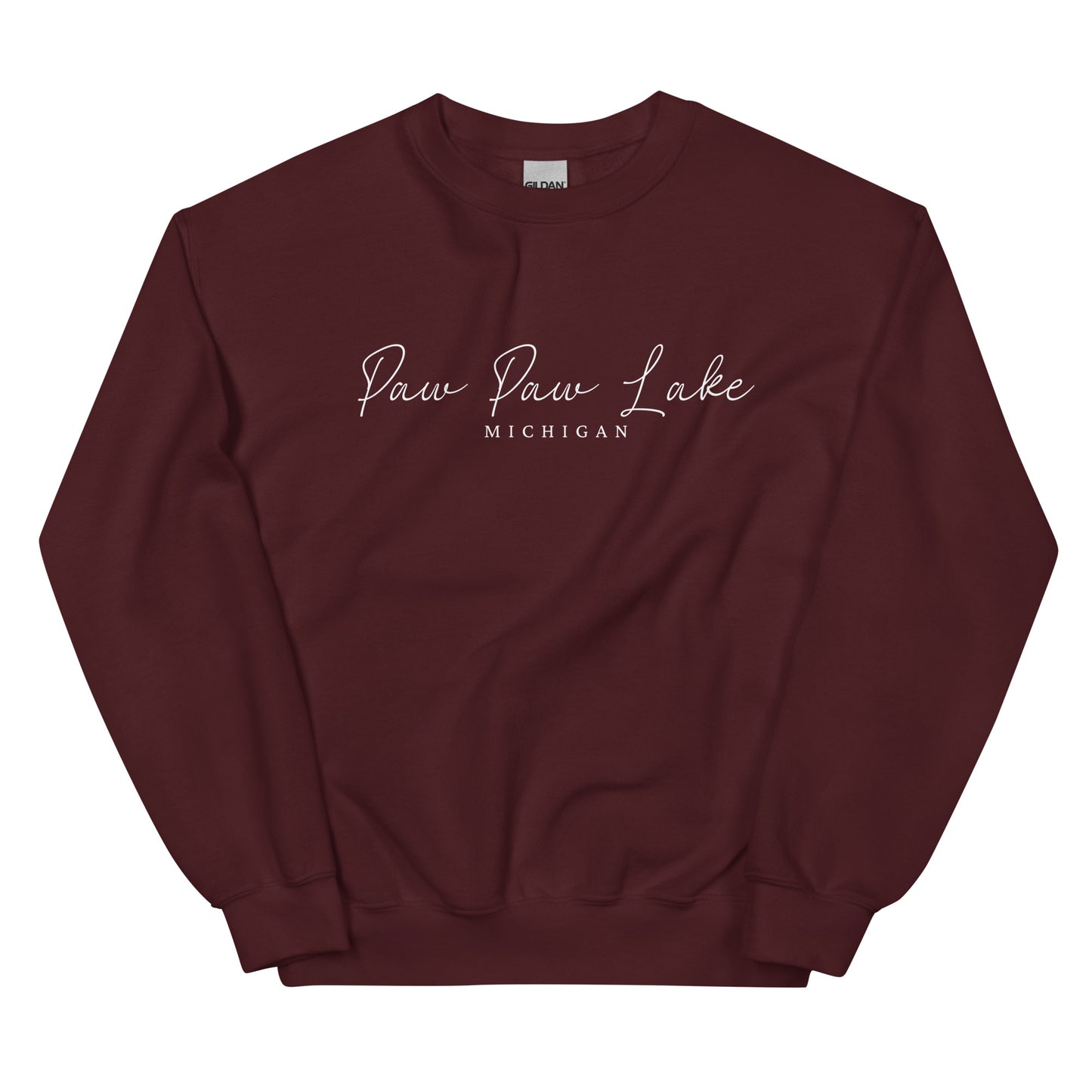 Paw Paw Lake Script Sweatshirt