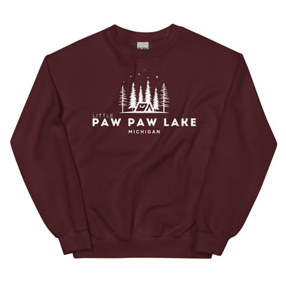 Little Paw Paw Lake Night Camping Sweatshirt