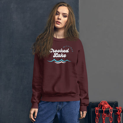 Crooked Lake Waves Sweatshirt