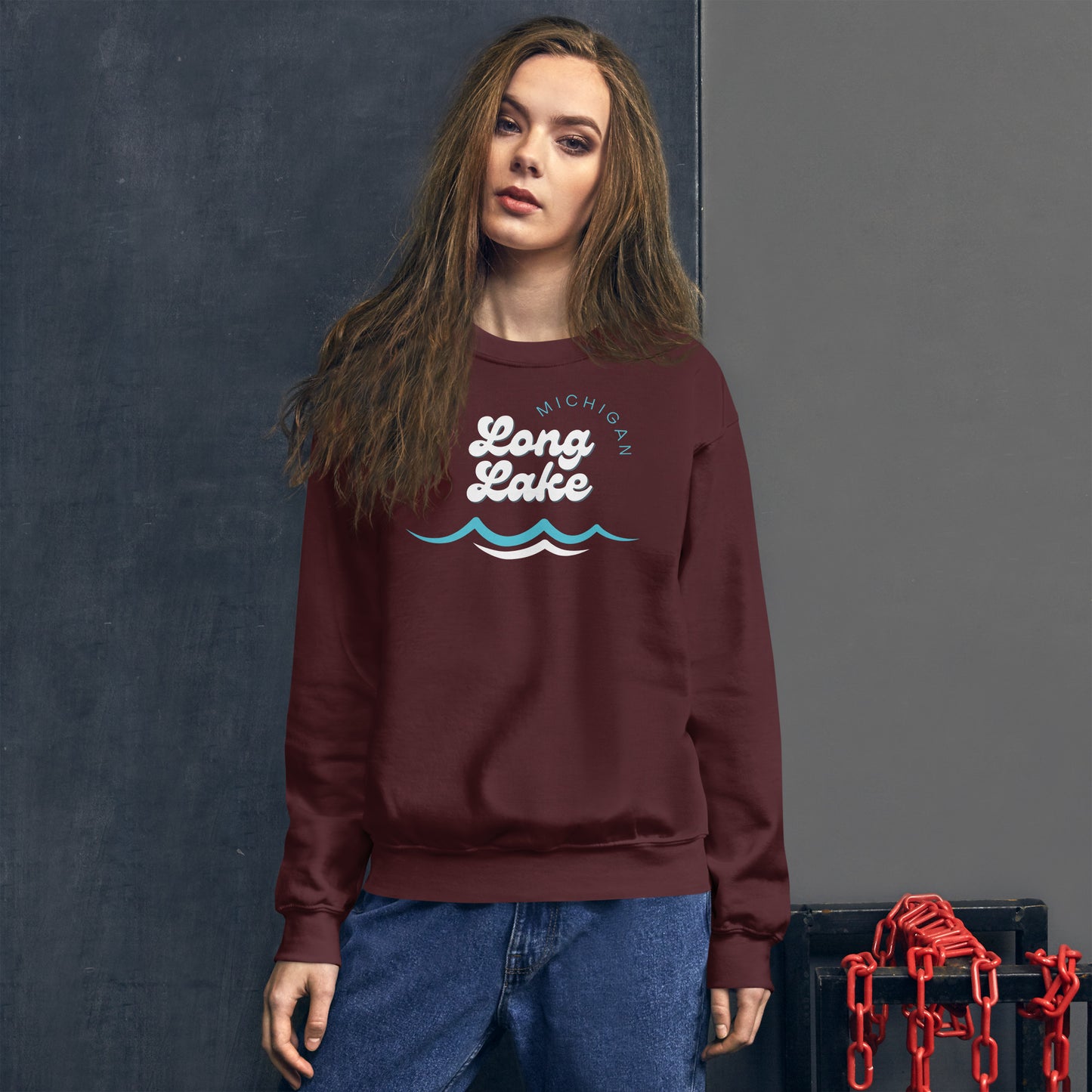 Long Lake Waves Sweatshirt