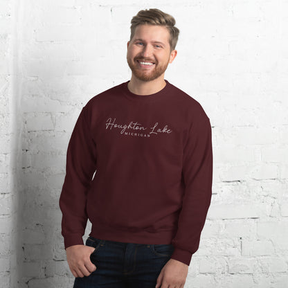 Houghton Lake Script Sweatshirt