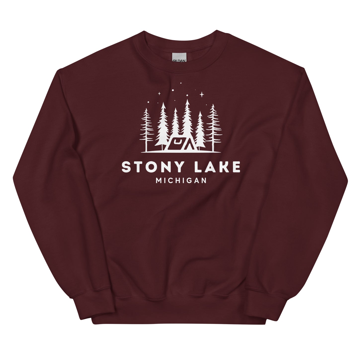 Stony Lake Night Camping Sweatshirt