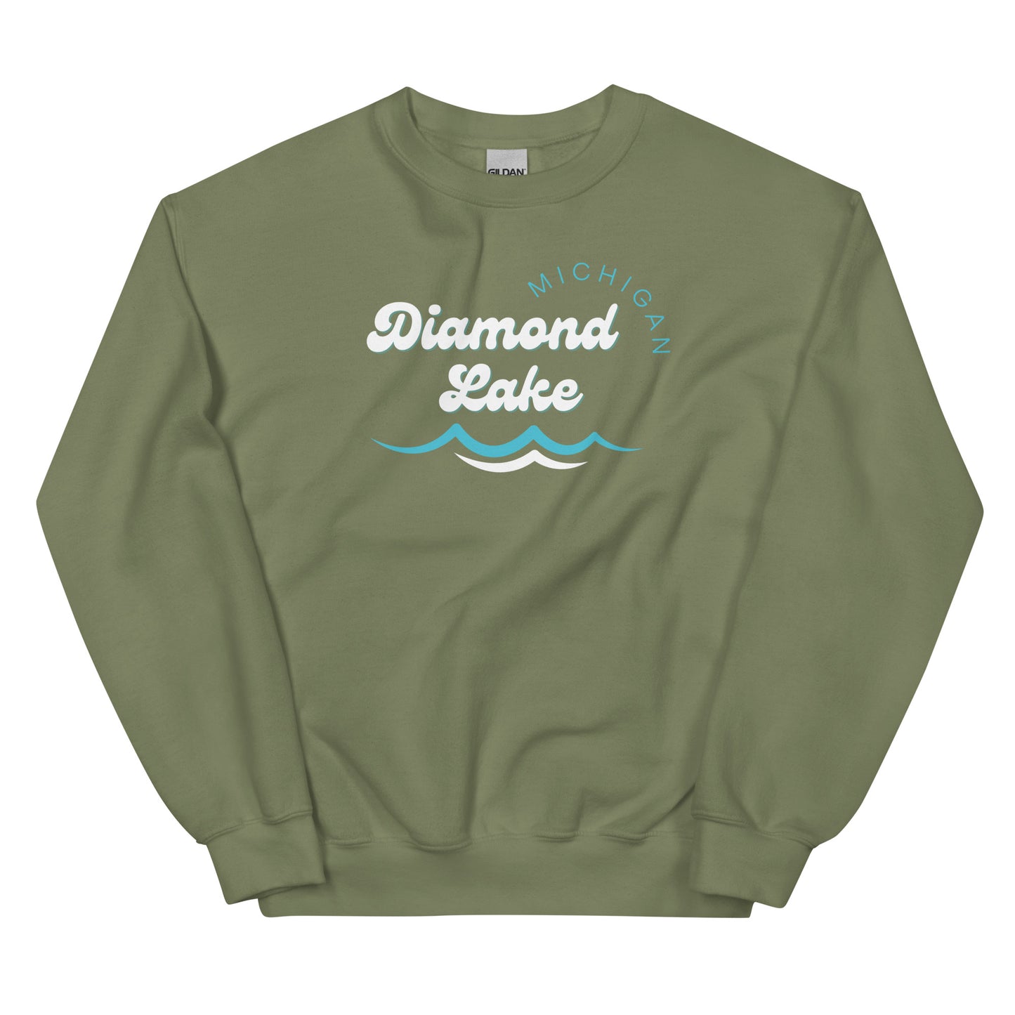 Diamond Lake Waves Crewneck