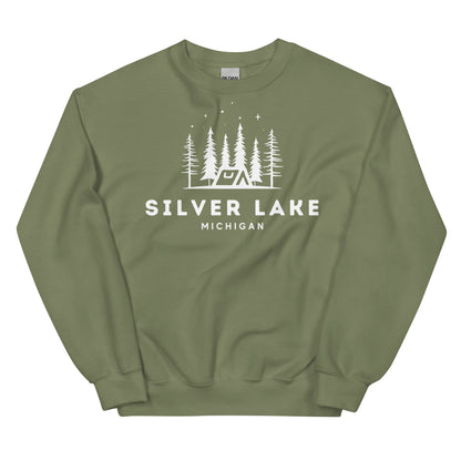 Silver Lake Night Camping Sweatshirt