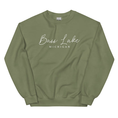 Bass Lake Script Sweatshirt