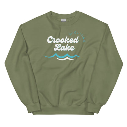 Crooked Lake Waves Sweatshirt