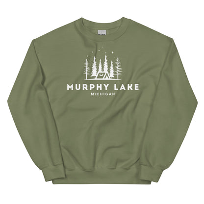 Murphy Lake Night Camping Sweatshirt