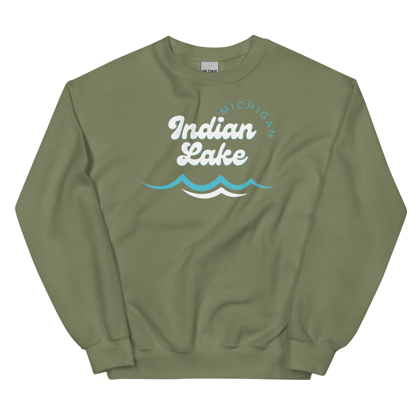 Indian Lake Waves Sweatshirt