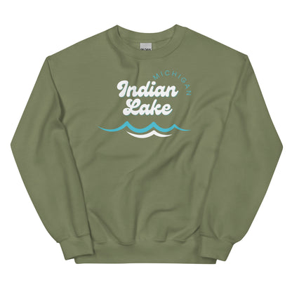 Indian Lake Waves Sweatshirt