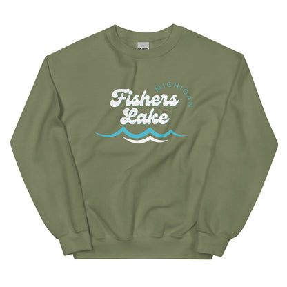 Fishers Lake Waves Sweatshirt