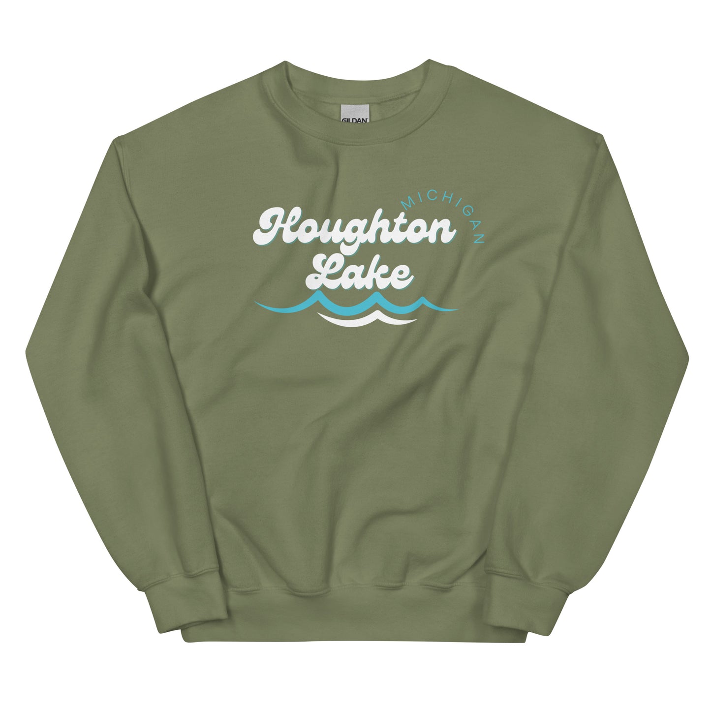 Houghton Lake Waves Sweatshirt