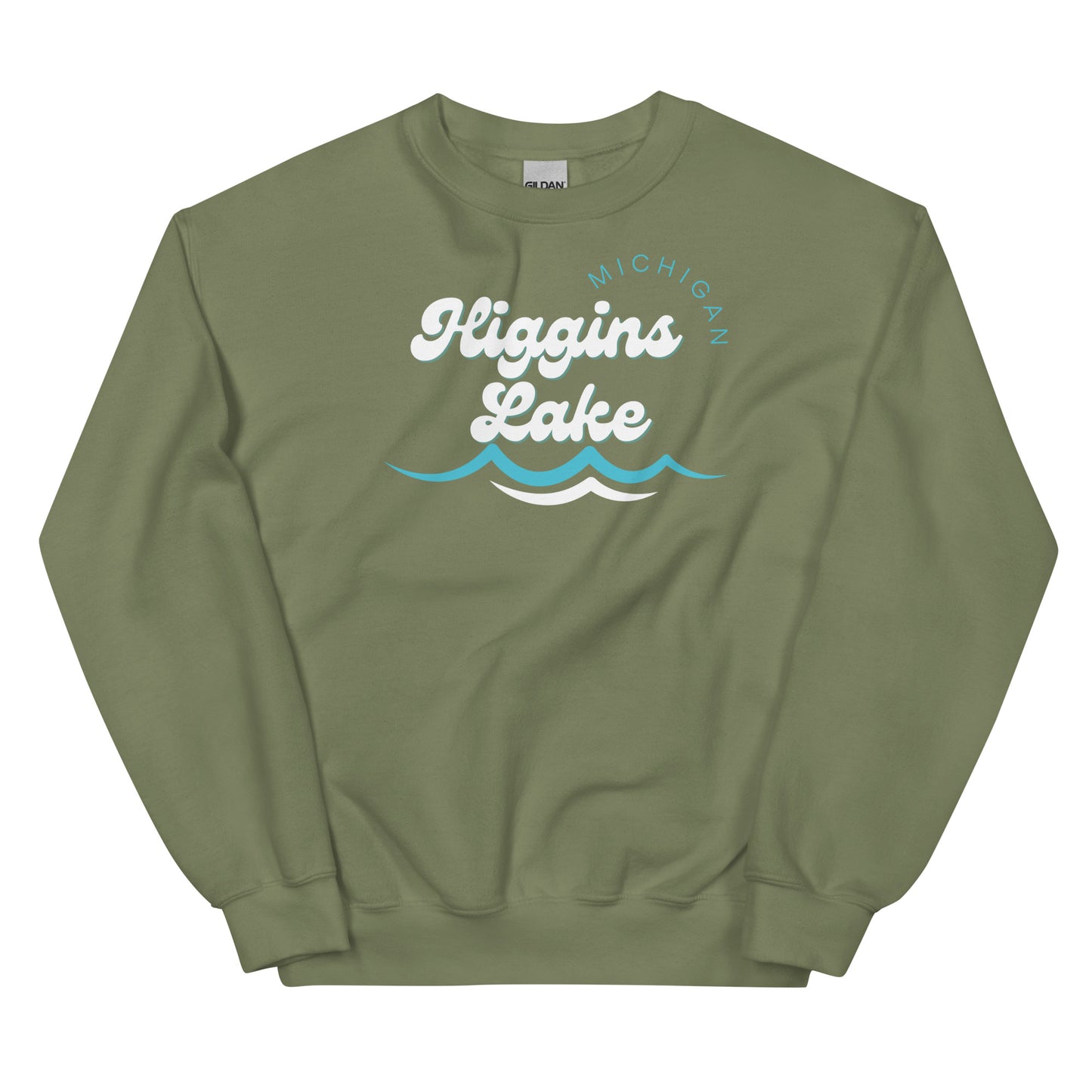 Higgins Lake Waves Sweatshirt