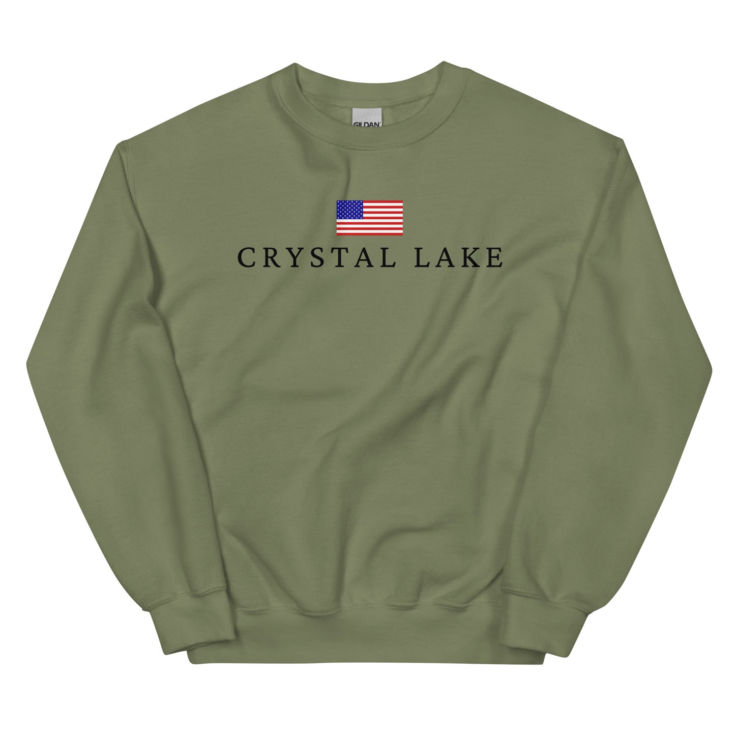 Crystal Lake American Flag Sweatshirt