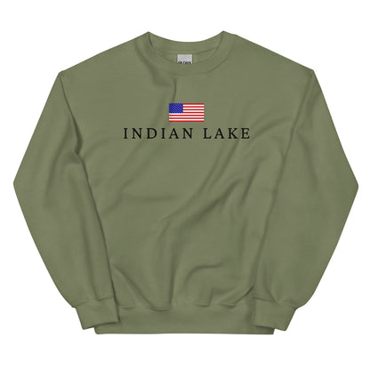 Indian Lake American Flag Sweatshirt