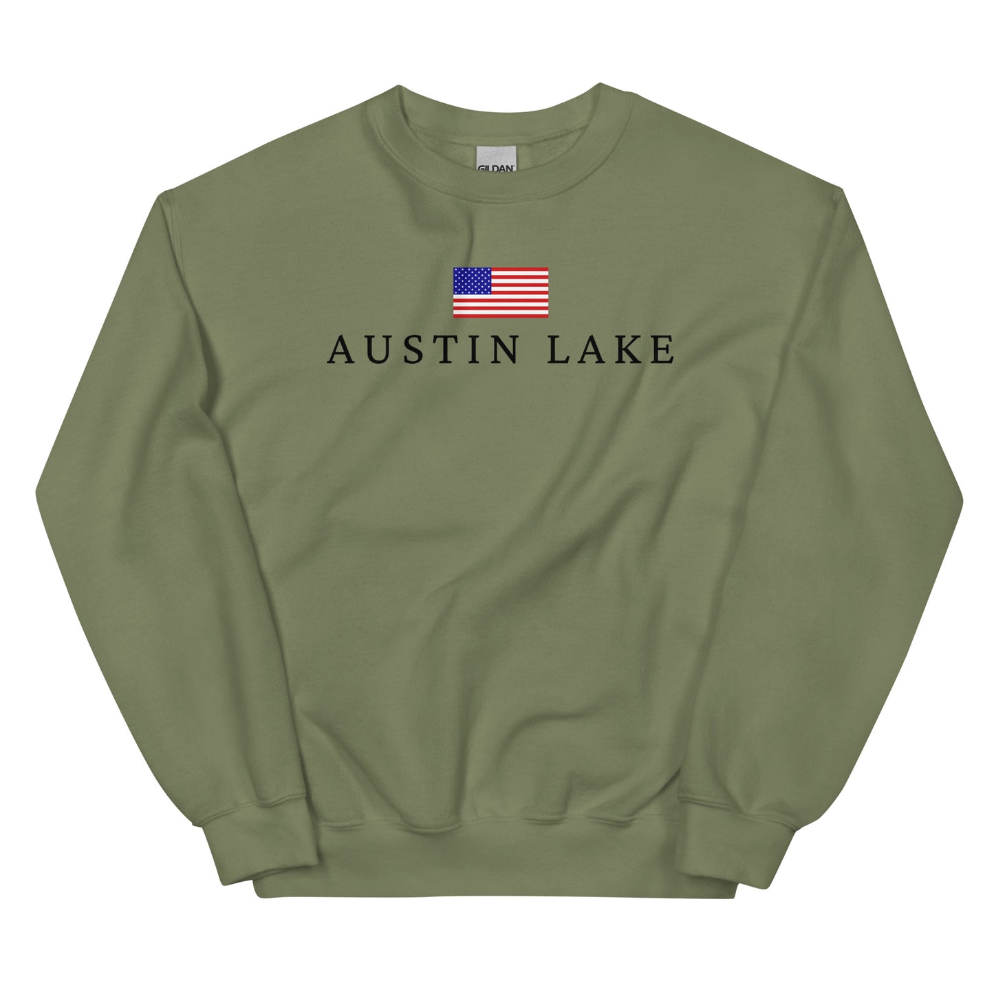 Austin Lake American Flag Sweatshirt