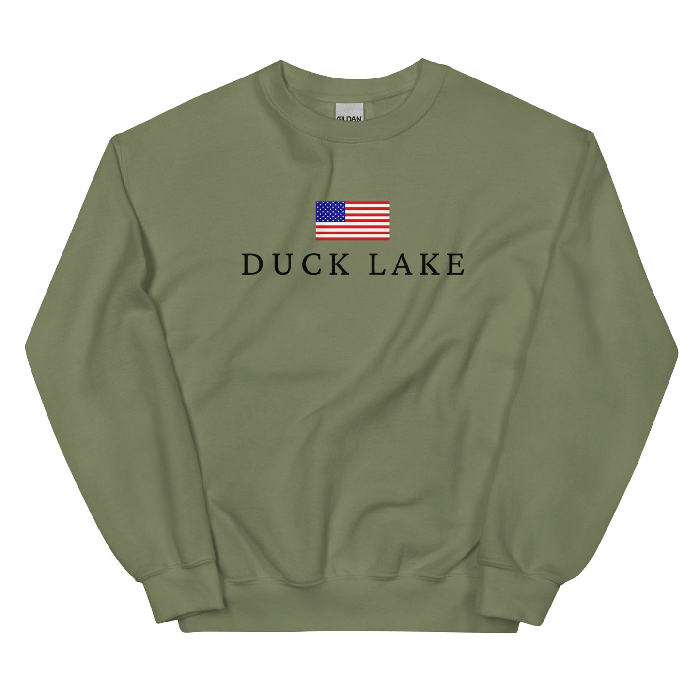 Duck Lake American Flag Sweatshirt