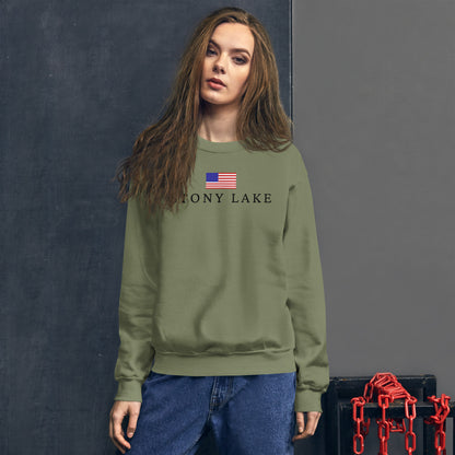 Stony Lake American Flag Sweatshirt