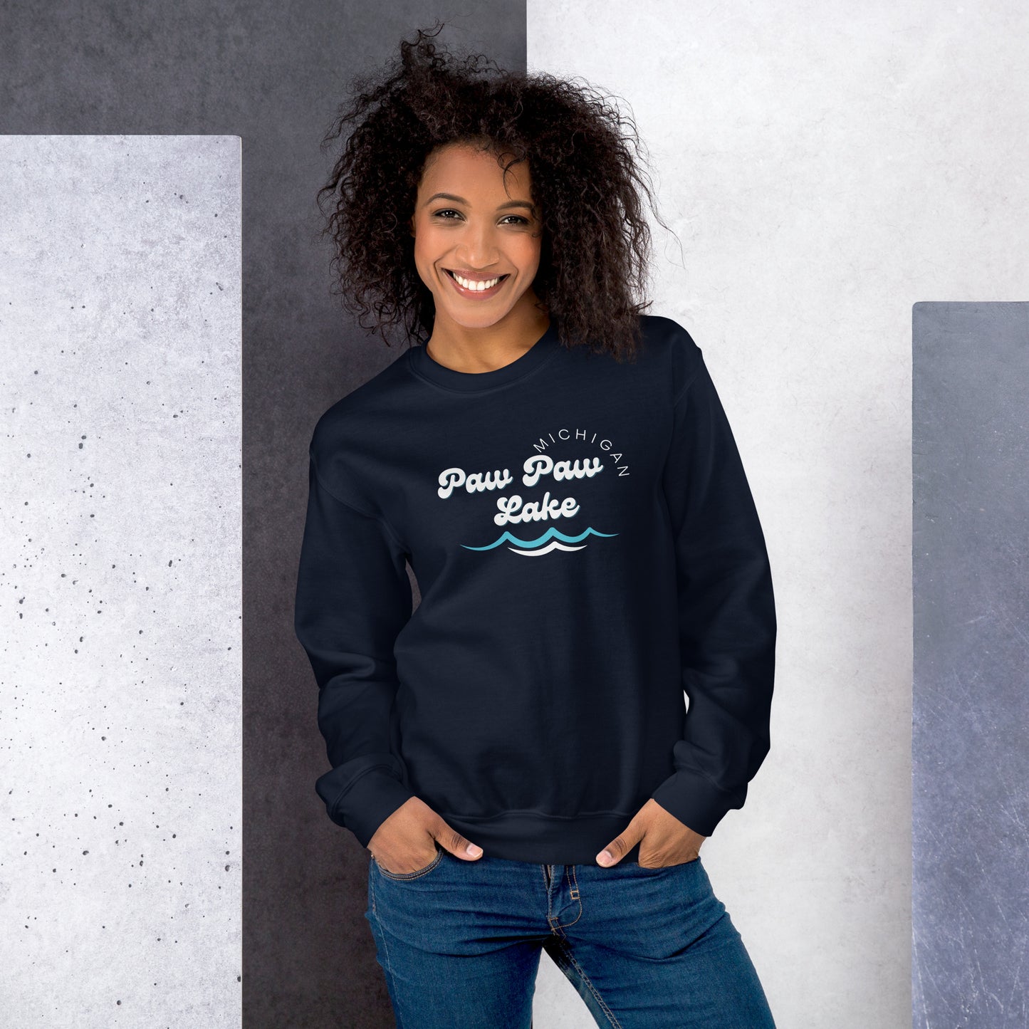 Paw Paw Lake Waves Sweatshirt