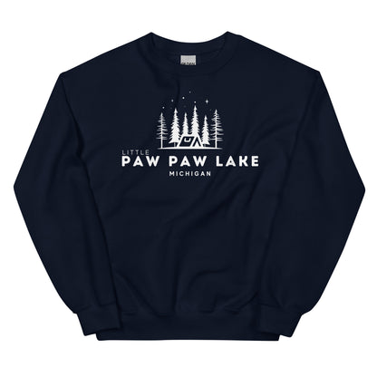 Little Paw Paw Lake Night Camping Sweatshirt