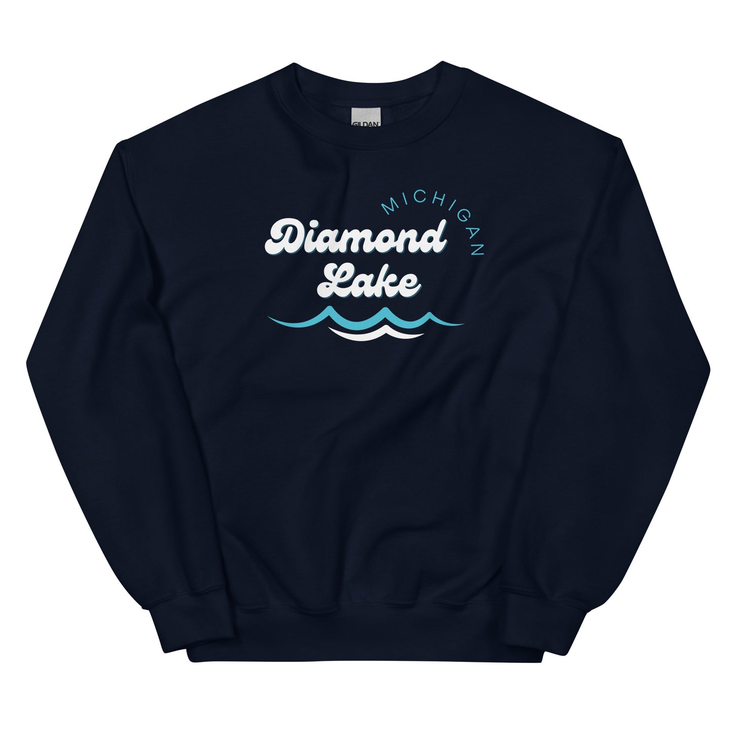 Diamond Lake Waves Crewneck