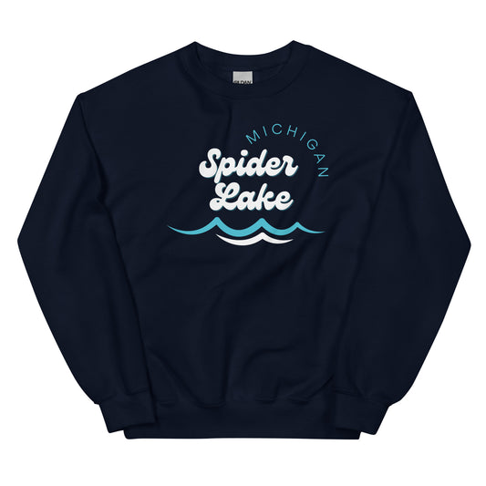 Spider Lake Waves Sweatshirt