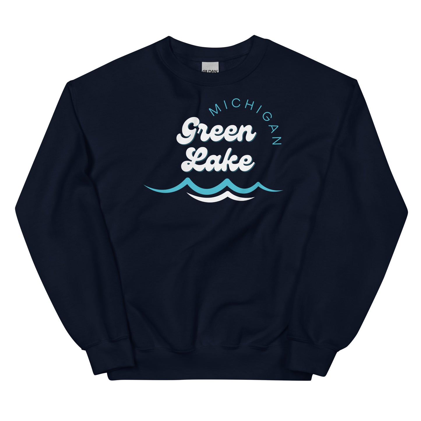 Green Lake Waves Sweatshirt