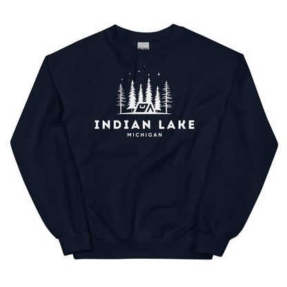 Indian Lake Night Camping Sweatshirt