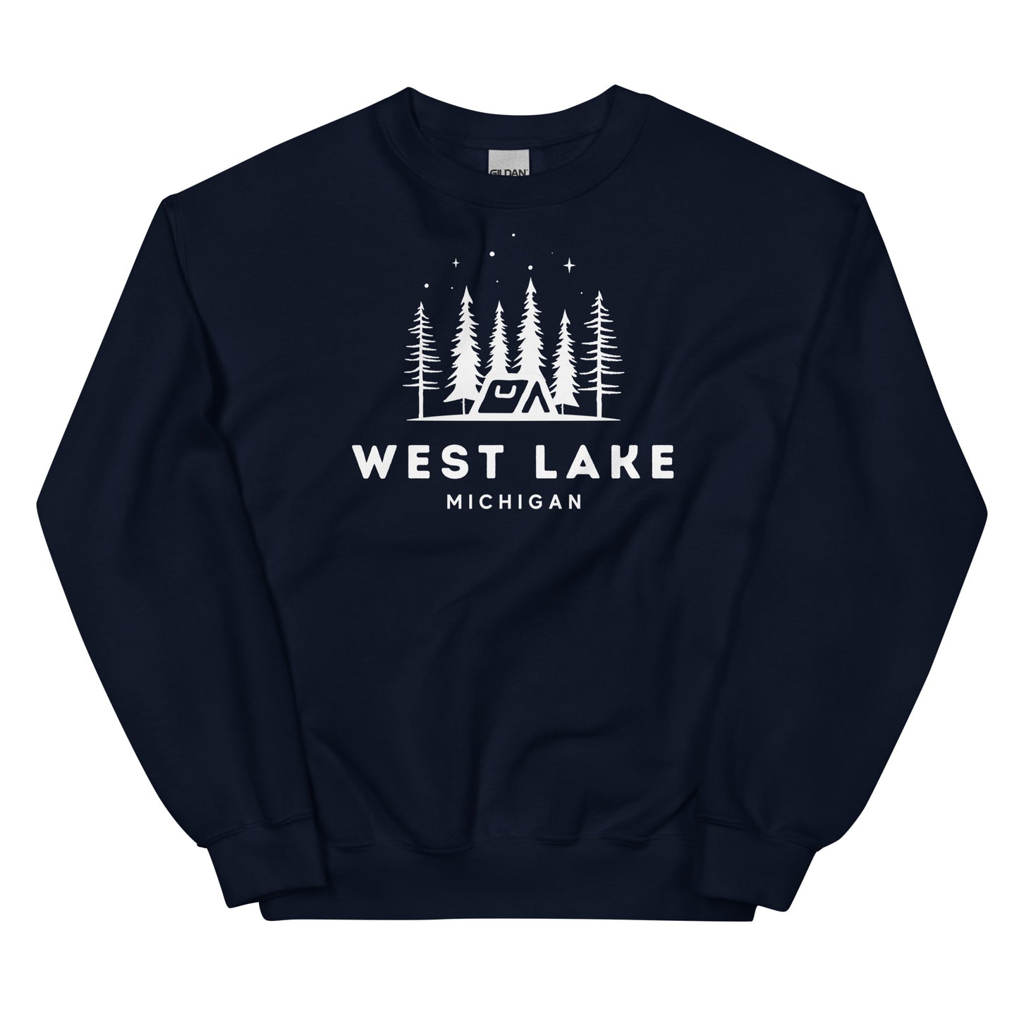 West Lake Night Camping Sweatshirt