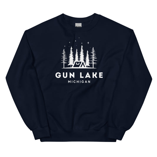 Gun Lake Night Camping Sweatshirt