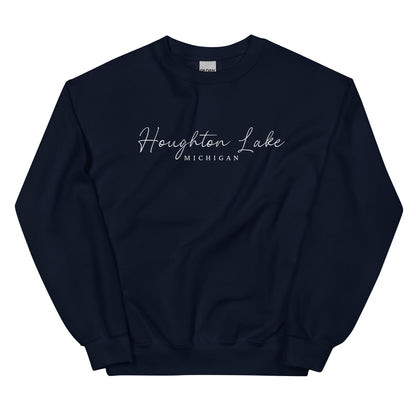 Houghton Lake Script Sweatshirt