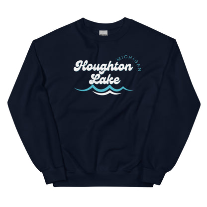 Houghton Lake Waves Sweatshirt