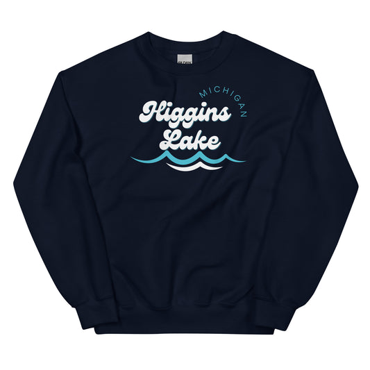 Higgins Lake Waves Sweatshirt