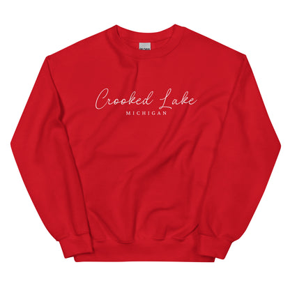 Crooked Lake Script Sweatshirt