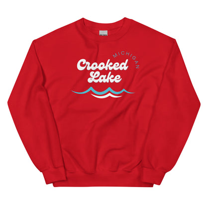 Crooked Lake Waves Sweatshirt