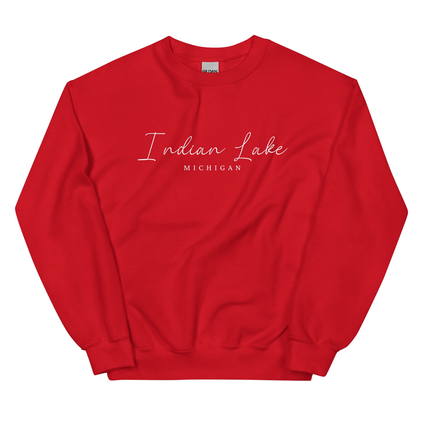 Indian Lake Script Sweatshirt