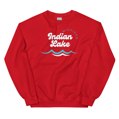 Indian Lake Waves Sweatshirt