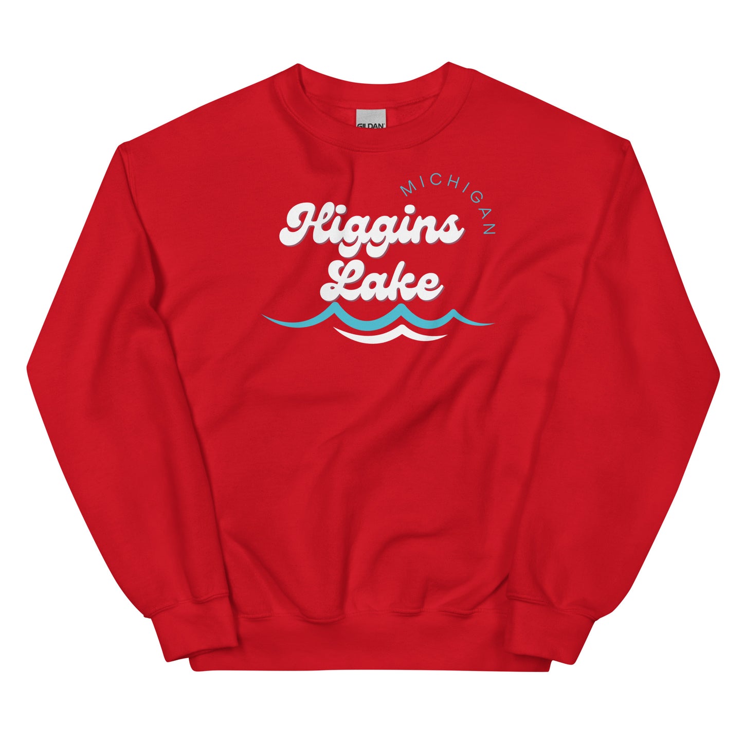 Higgins Lake Waves Sweatshirt