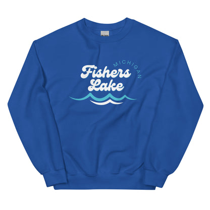 Fishers Lake Waves Sweatshirt