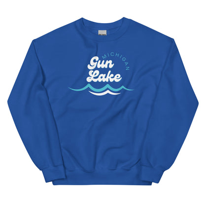 Gun Lake Waves Sweatshirt