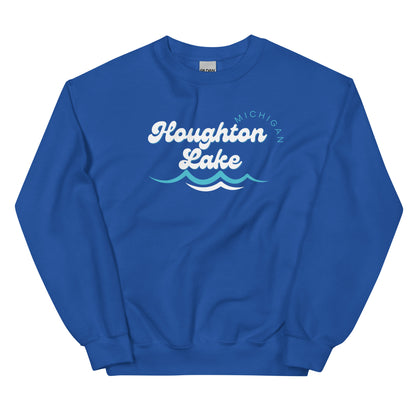 Houghton Lake Waves Sweatshirt