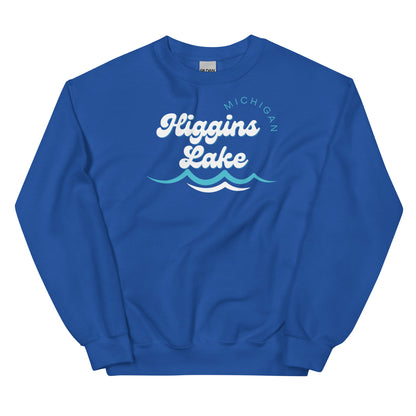 Higgins Lake Waves Sweatshirt