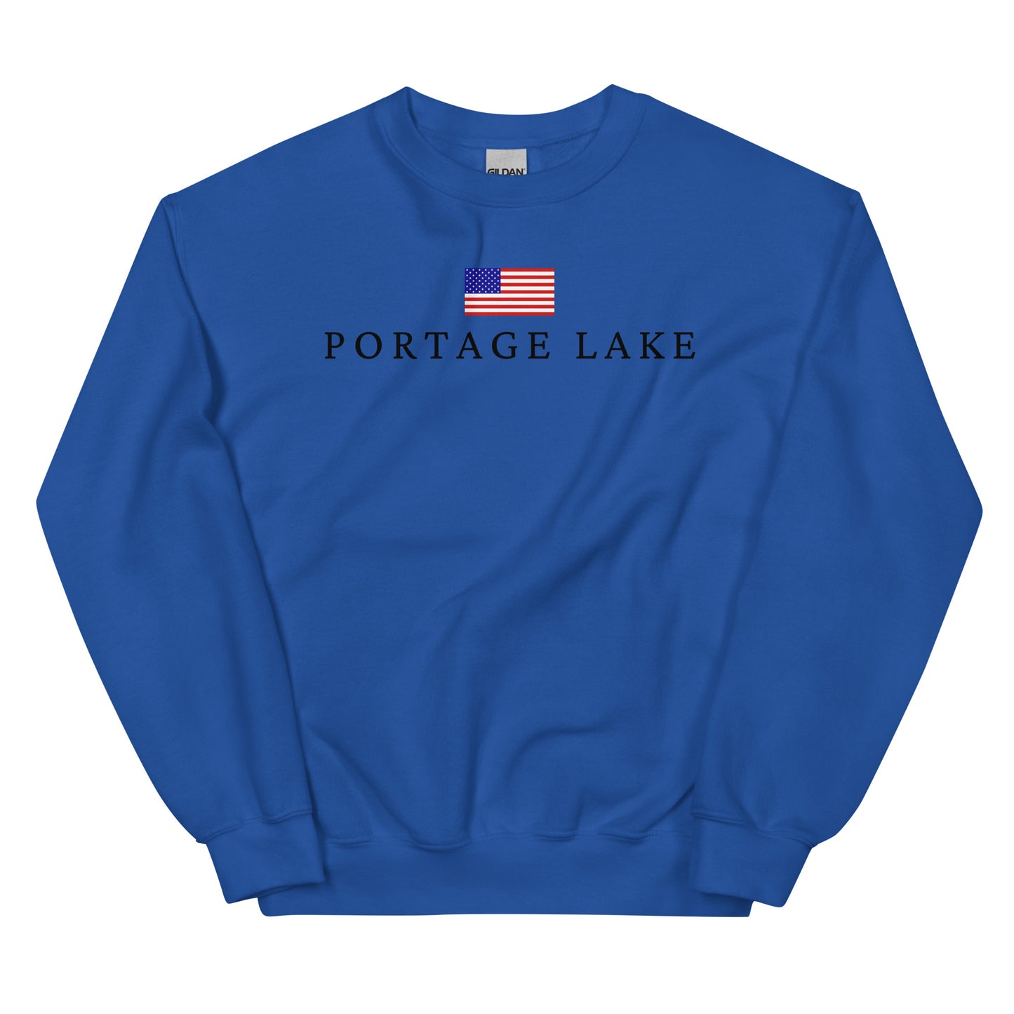 Portage Lake American Flag Sweatshirt