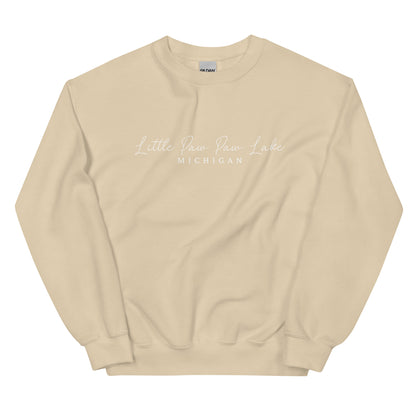 Little Paw Paw Lake Script Sweatshirt