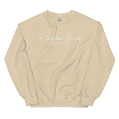 Fletcher Pond Script Sweatshirt