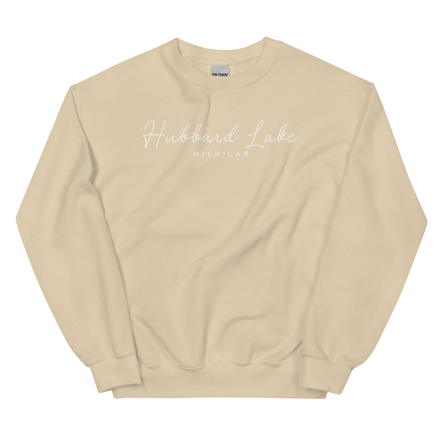 Hubbard Lake Script Sweatshirt