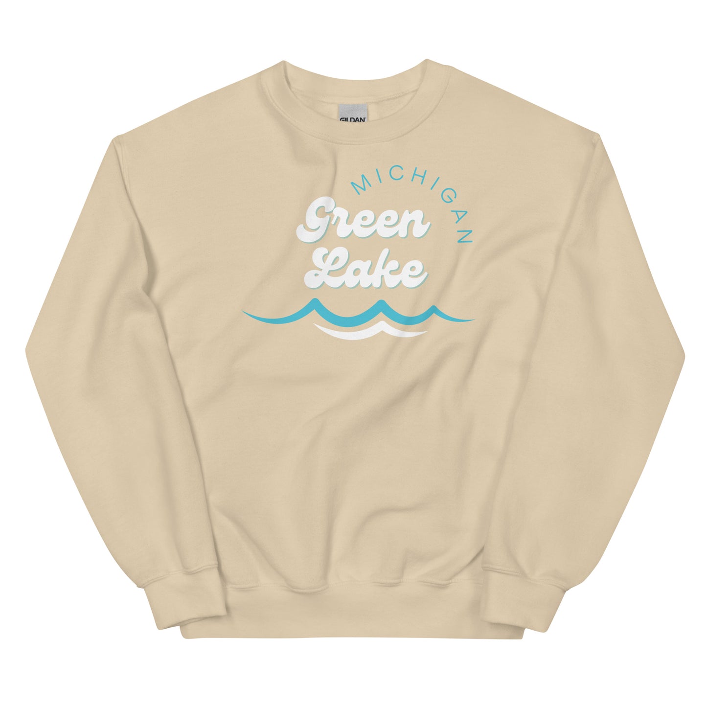 Green Lake Waves Sweatshirt